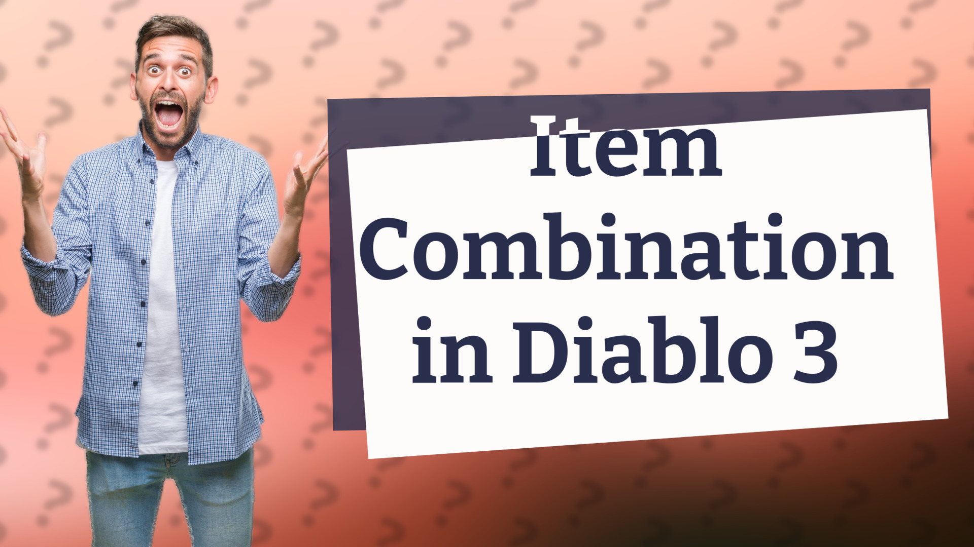 Item Combination in Diablo 3