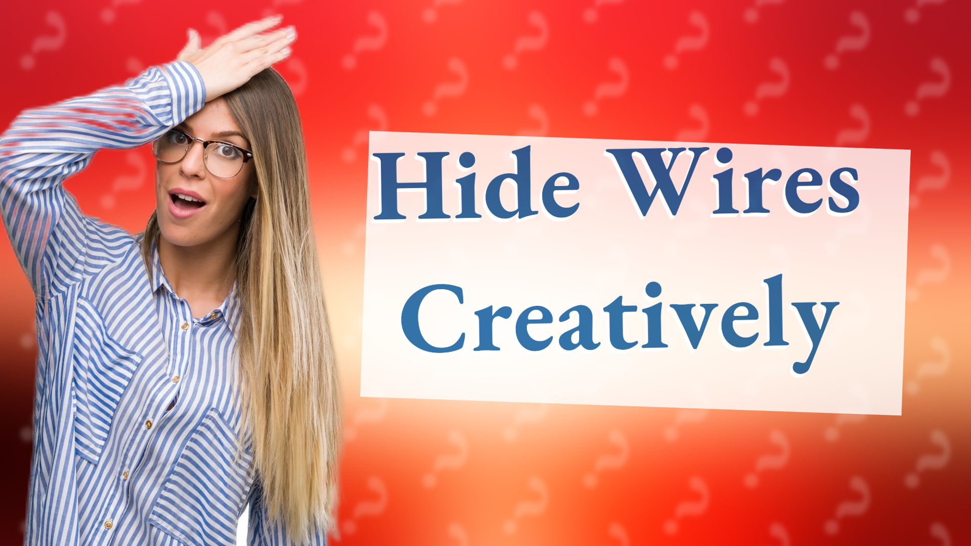 Hide Wires Creatively