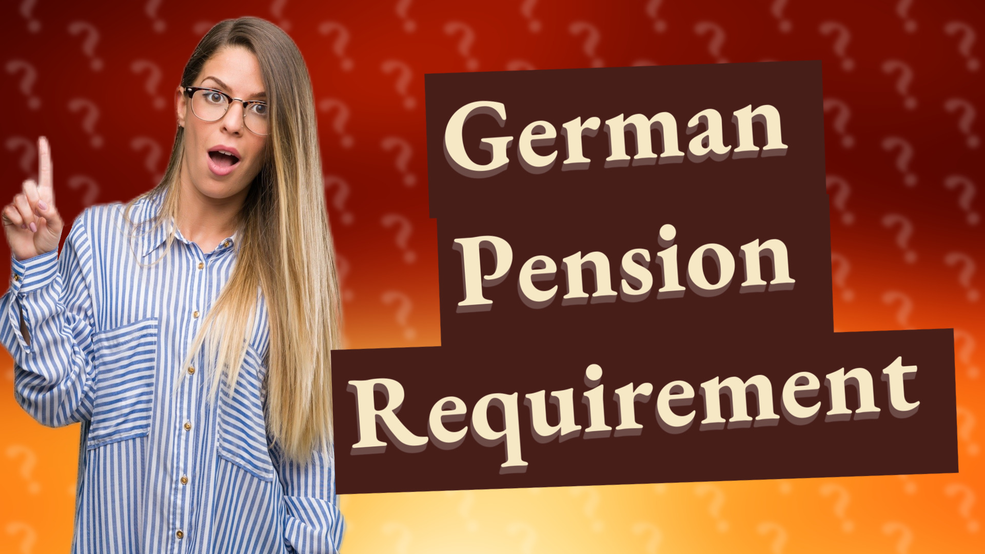 German Pension Requirement
