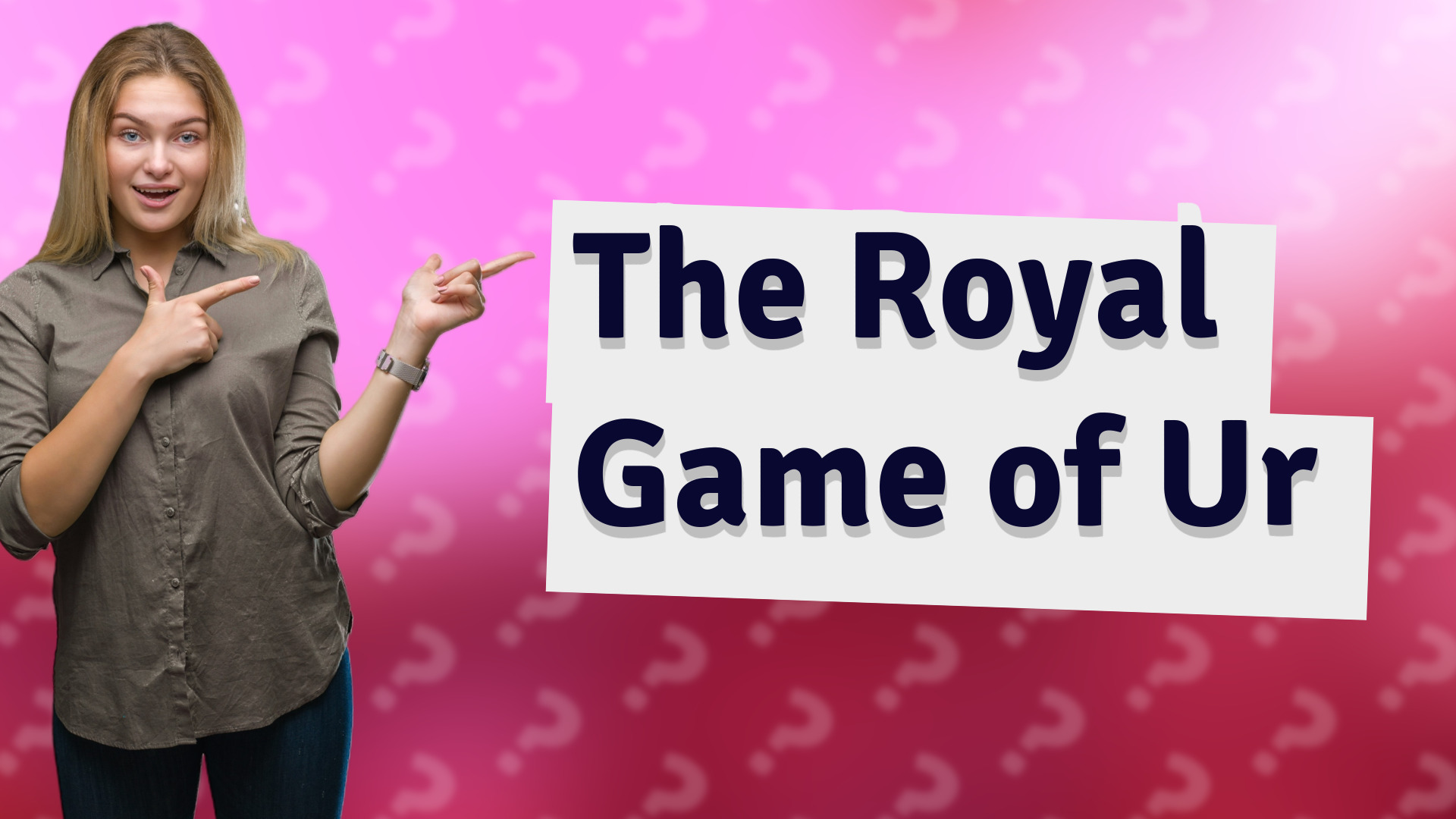 The Royal Game of Ur