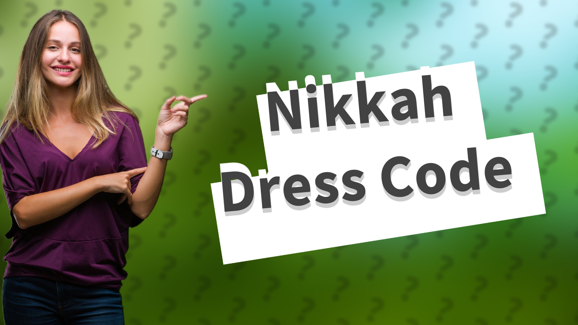 Nikkah Dress Code