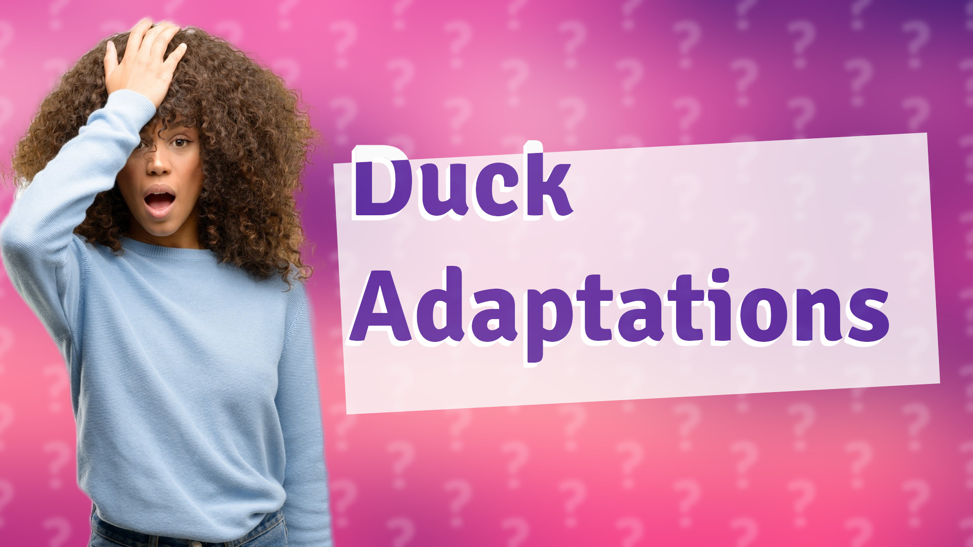Duck Adaptations