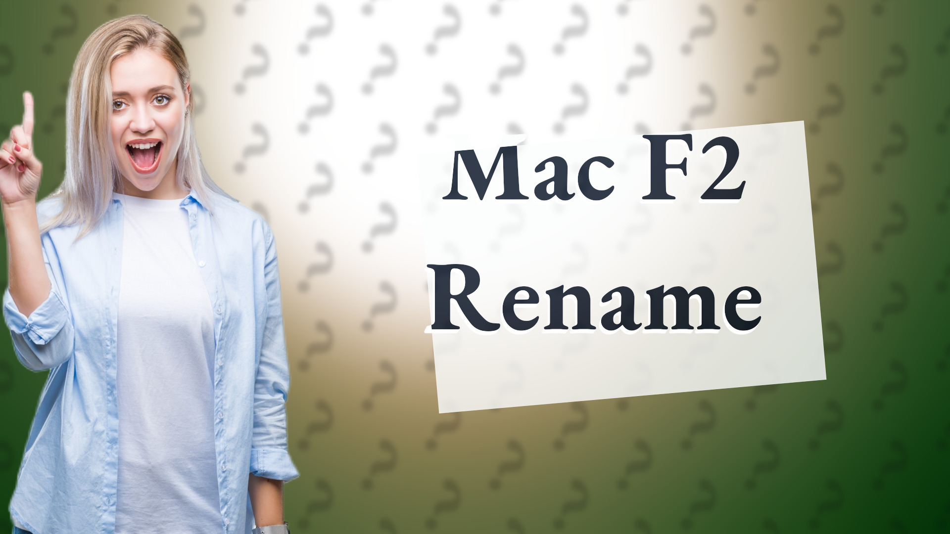 Mac F2 Rename