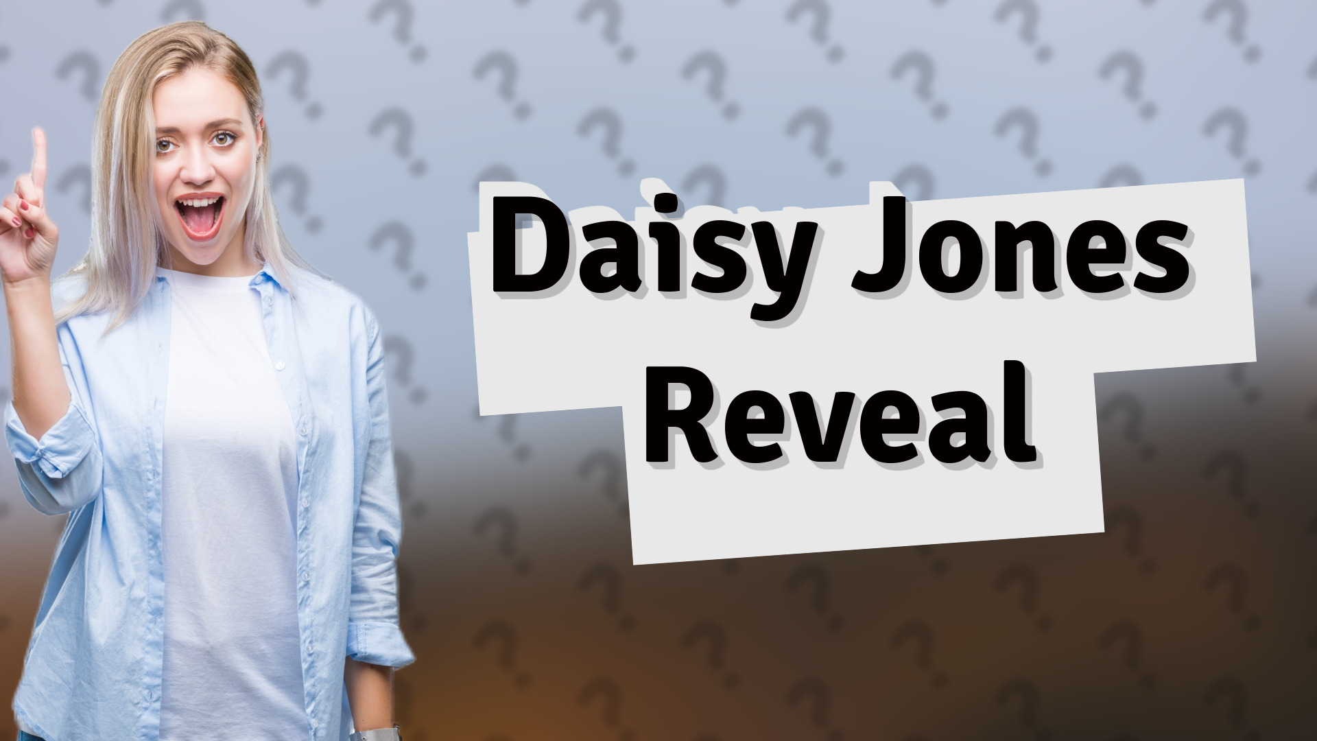 Daisy Jones Reveal