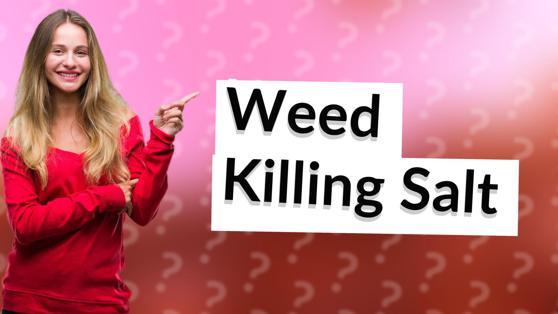 Weed Killing Salt