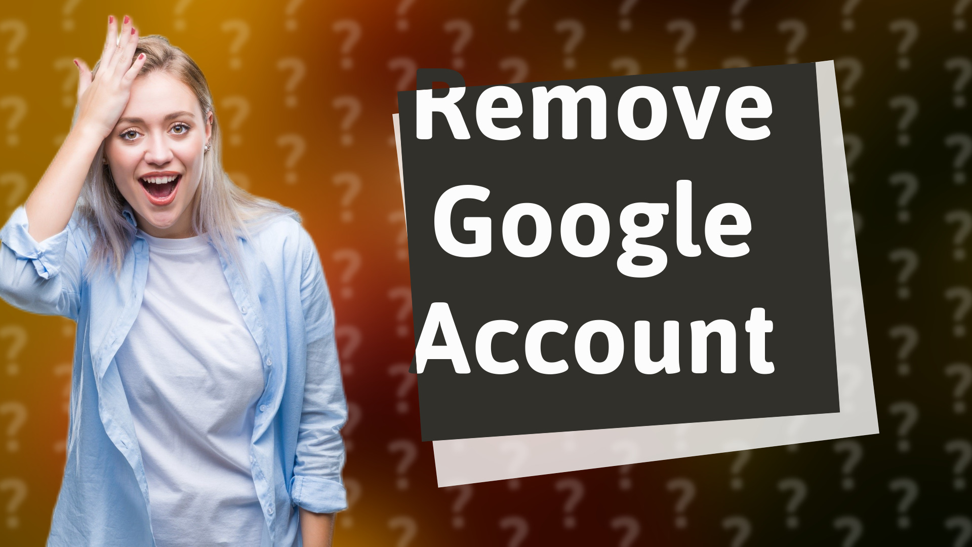 Remove Google Account