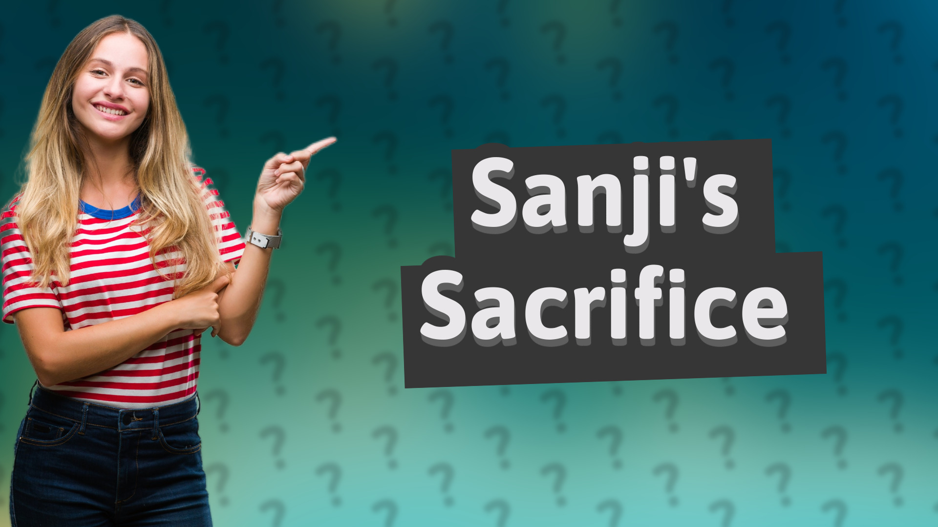 Sanji's Sacrifice