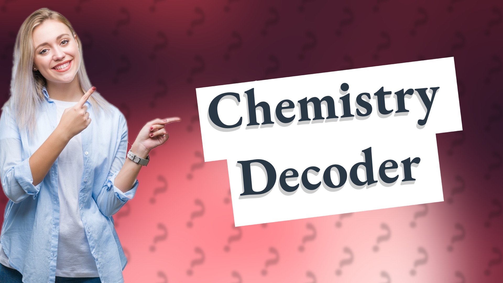 Chemistry Decoder