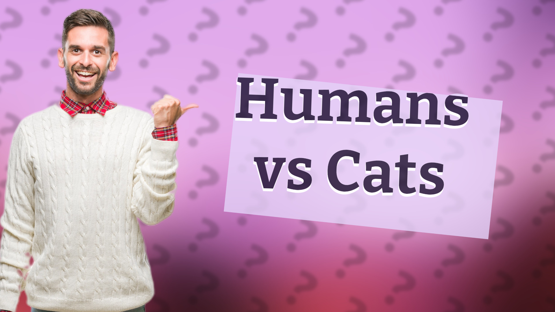 Humans vs Cats