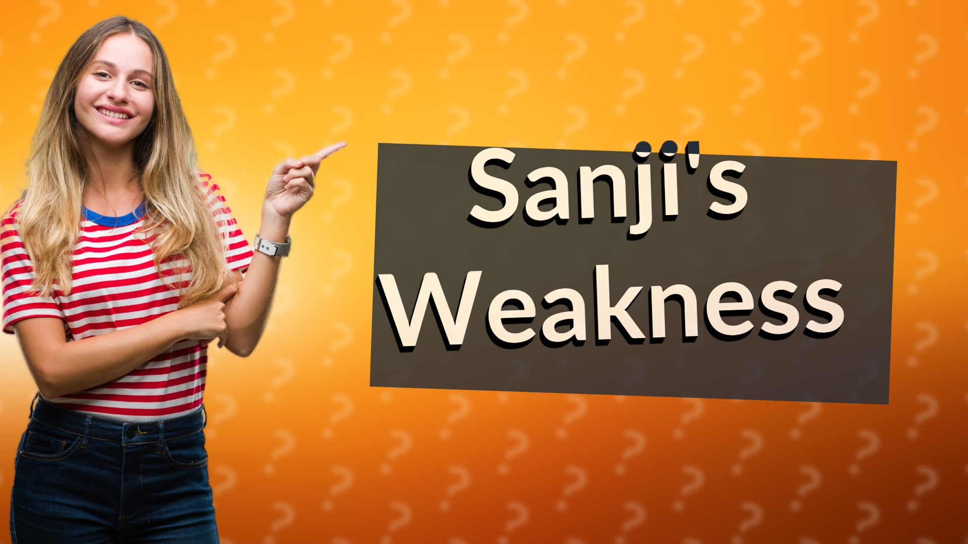 Sanji's Weakness