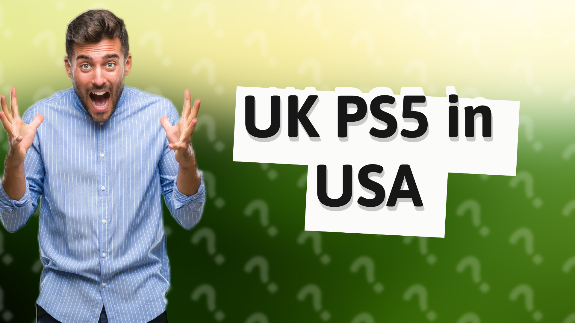 UK PS5 in USA