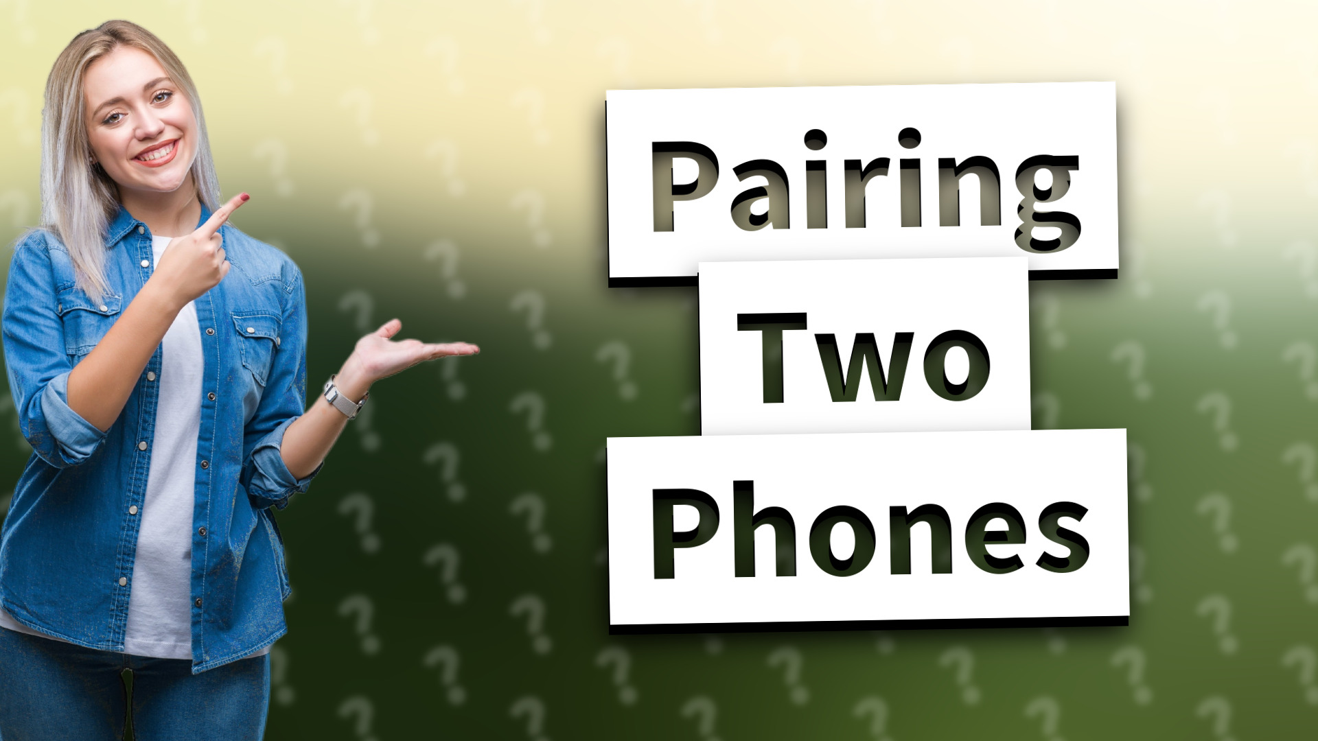 Pairing Two Phones