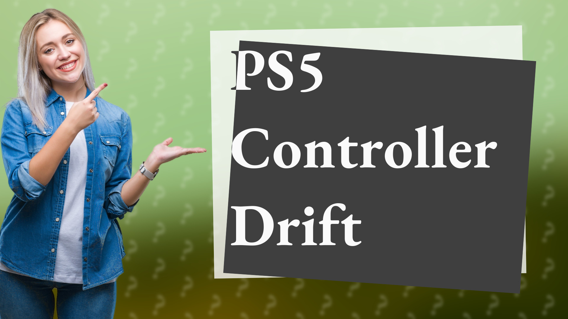 PS5 Controller Drift