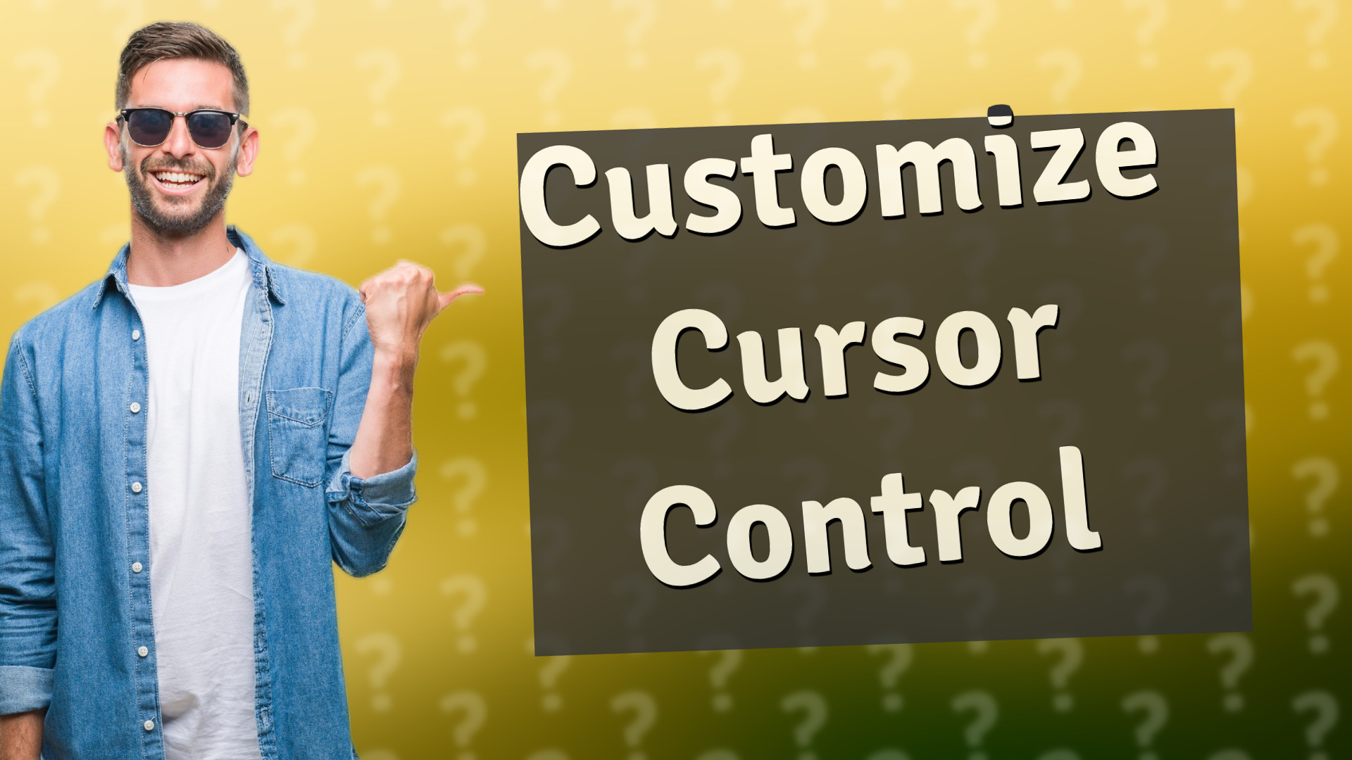 Customize Cursor Control