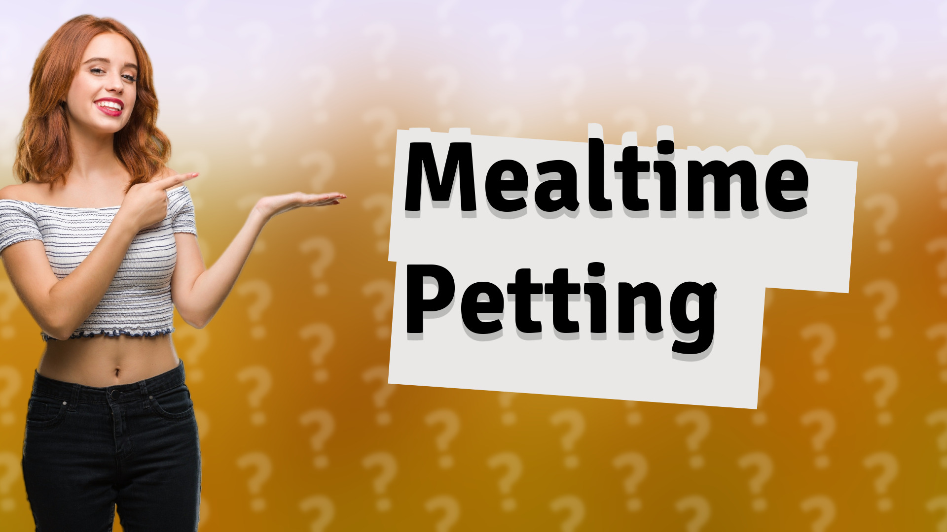 Mealtime Petting