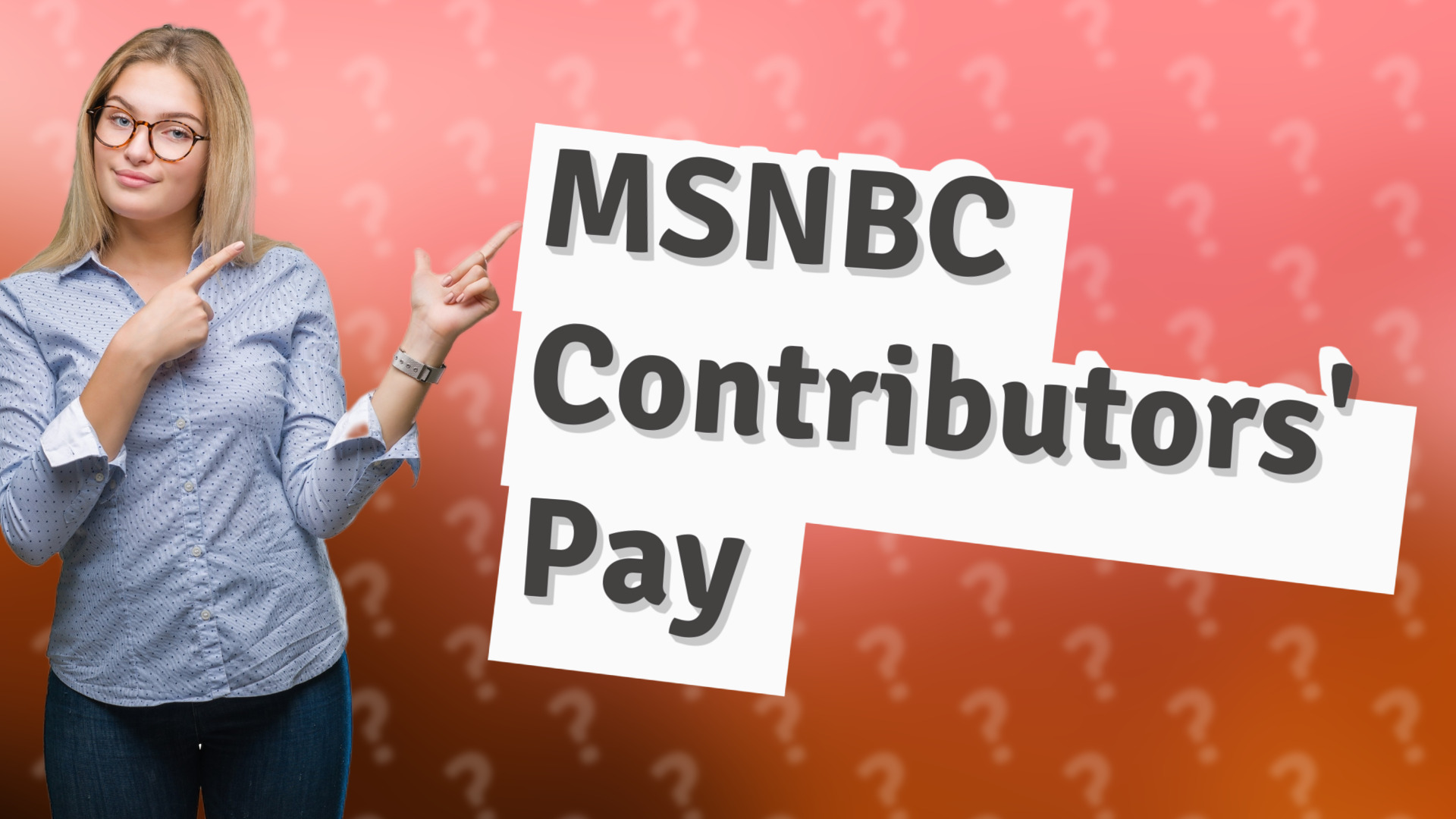 MSNBC Contributors' Pay