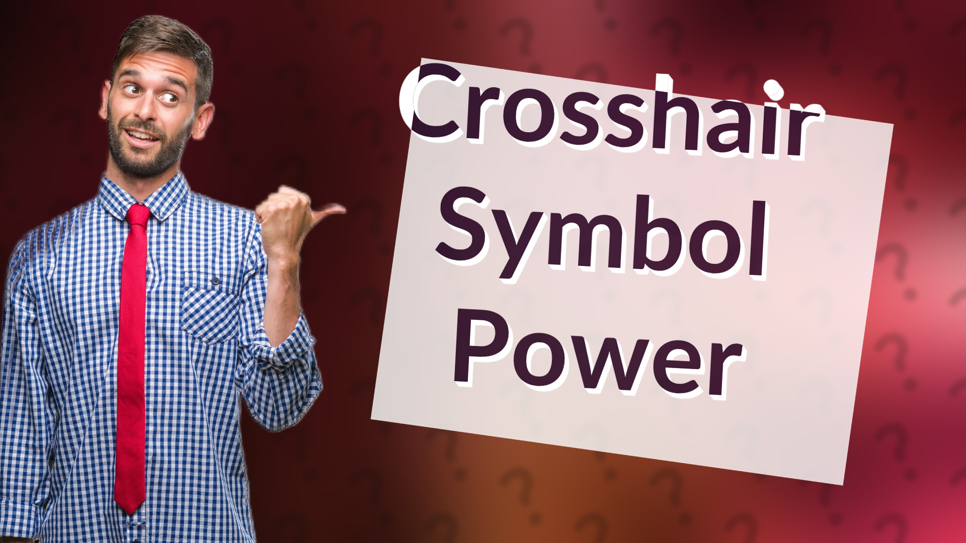 Crosshair Symbol Power