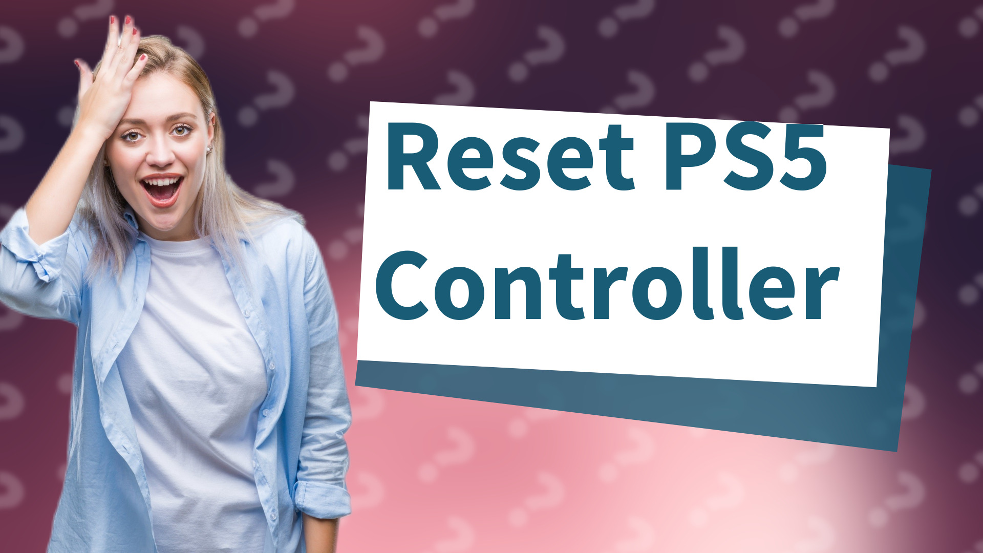 Reset PS5 Controller