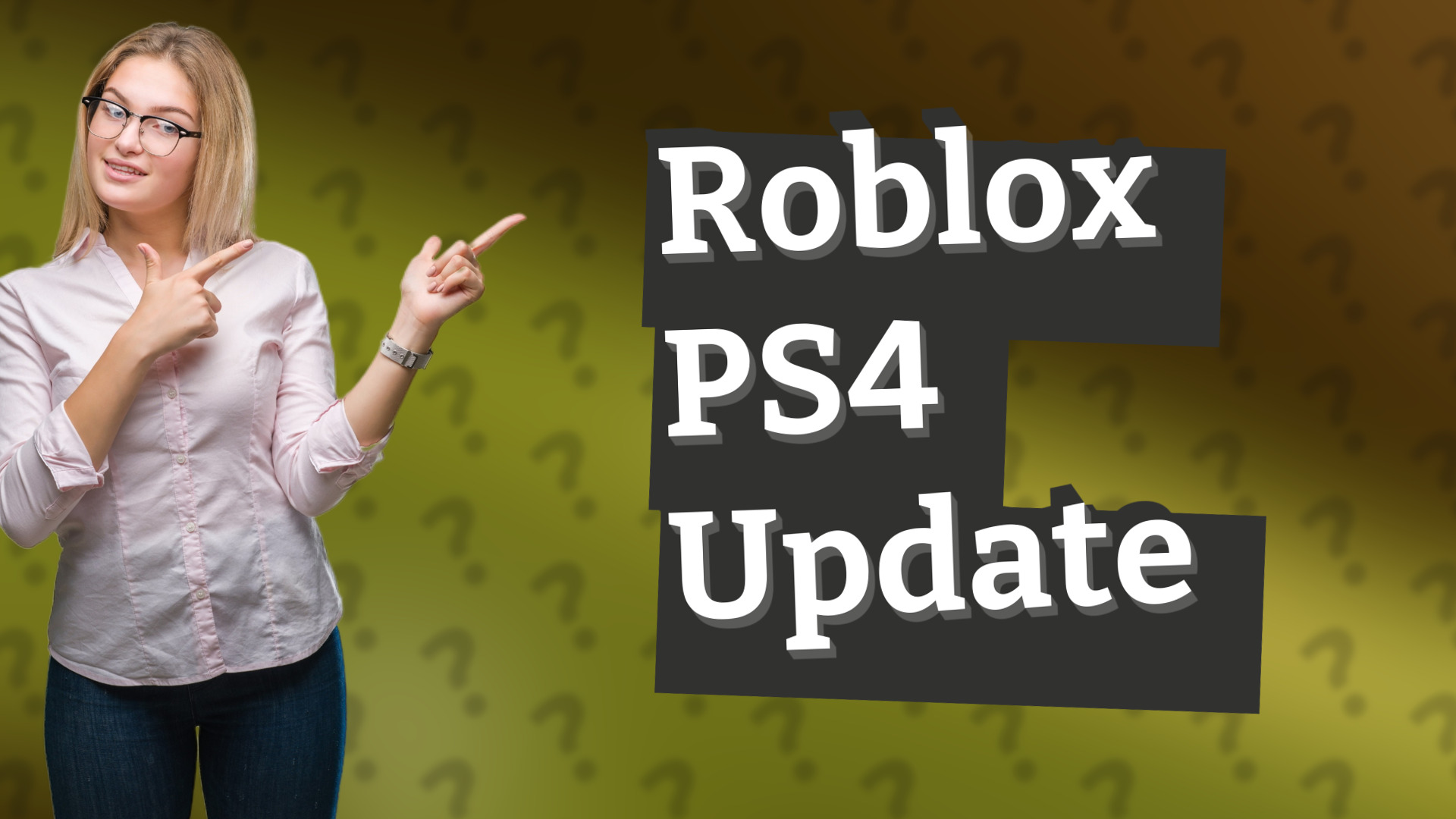 Roblox PS4 Update