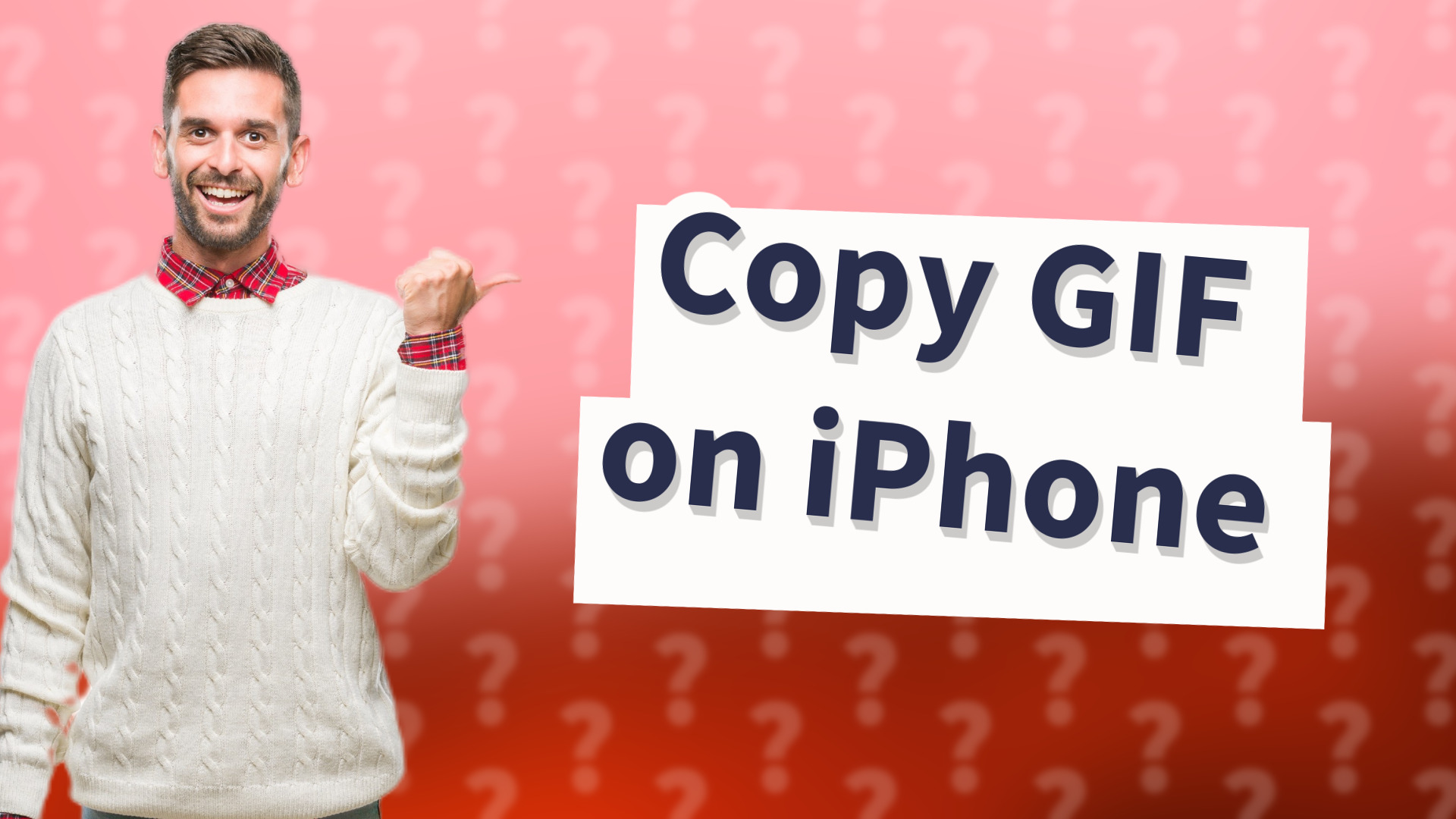 Copy GIF on iPhone
