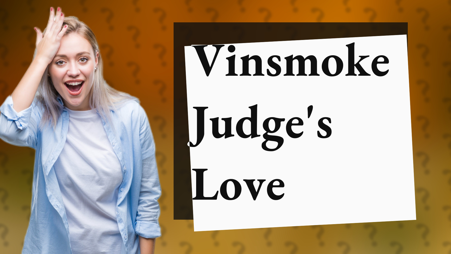 Vinsmoke Judge's Love