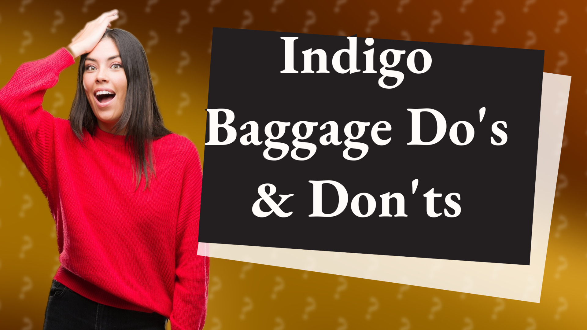 Indigo Baggage Do's & Don'ts