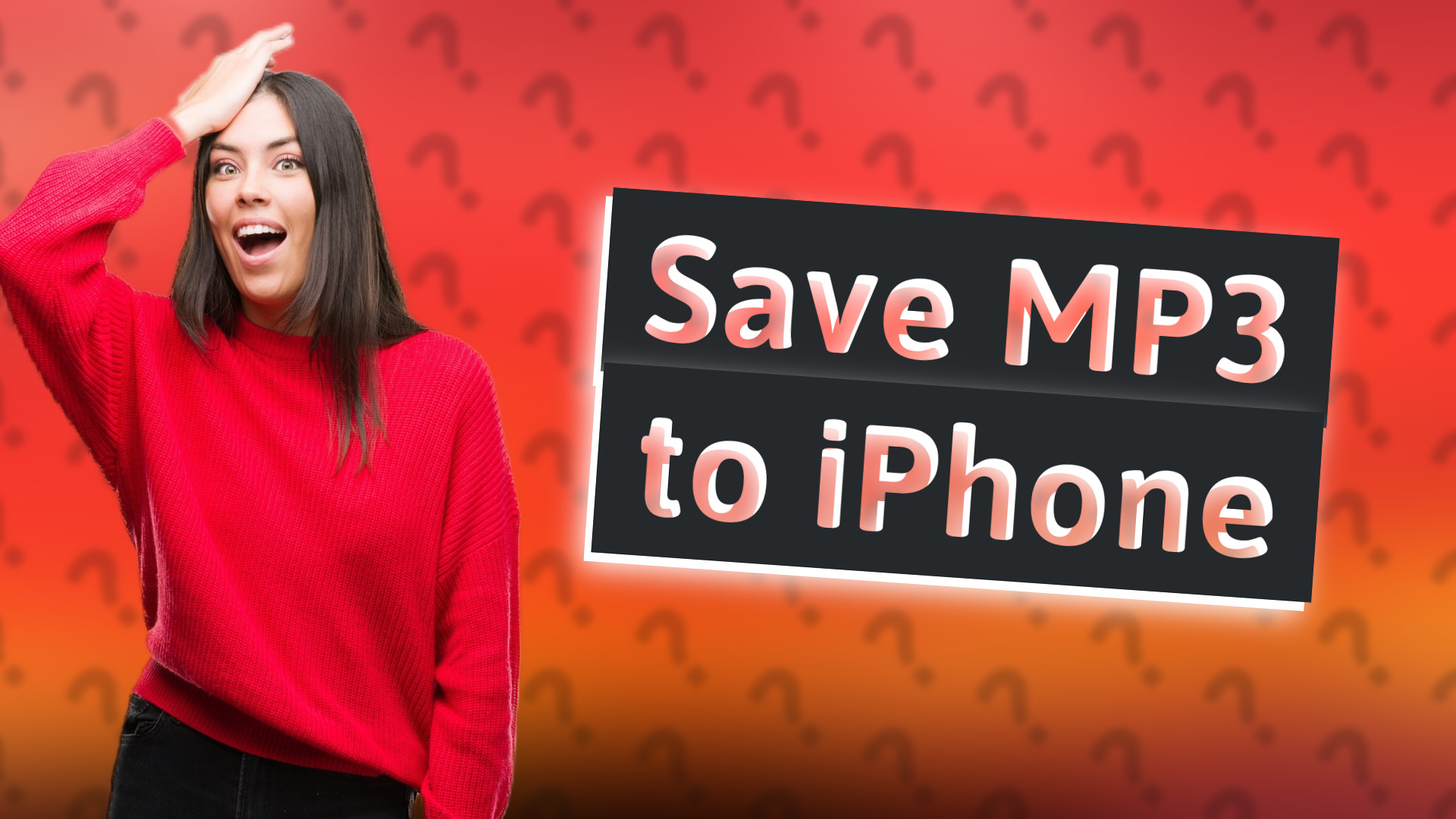 Save MP3 to iPhone