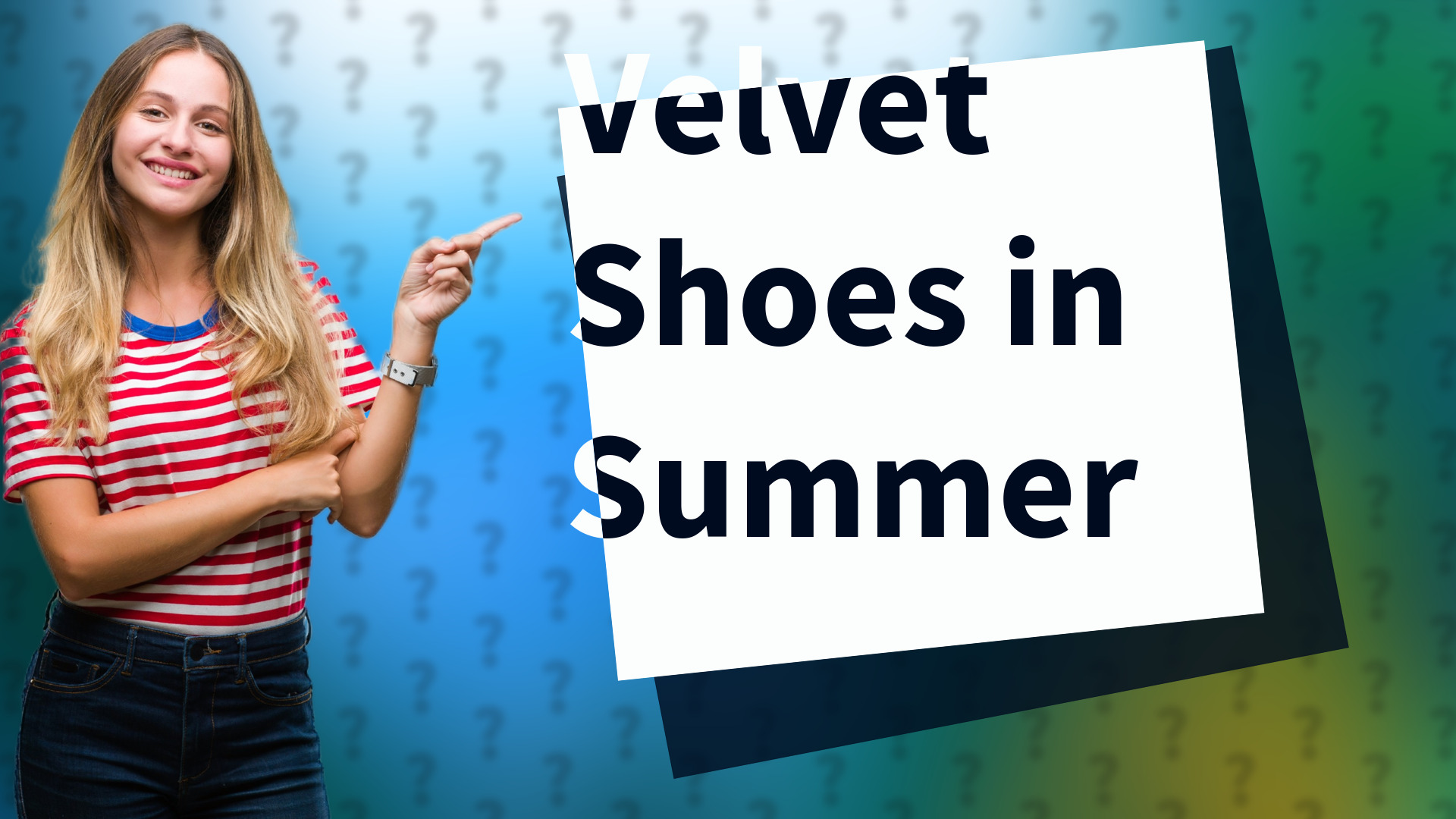 Velvet Shoes in Summer
