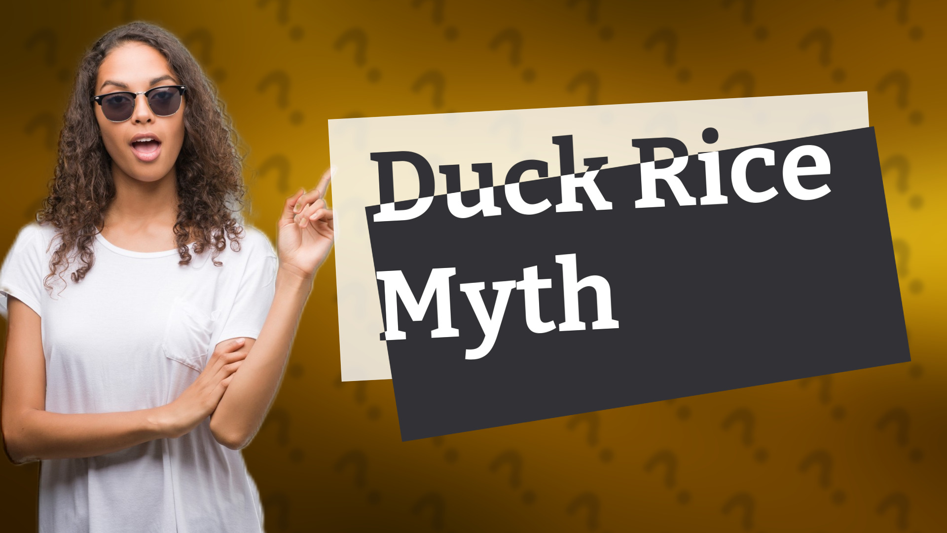 Duck Rice Myth