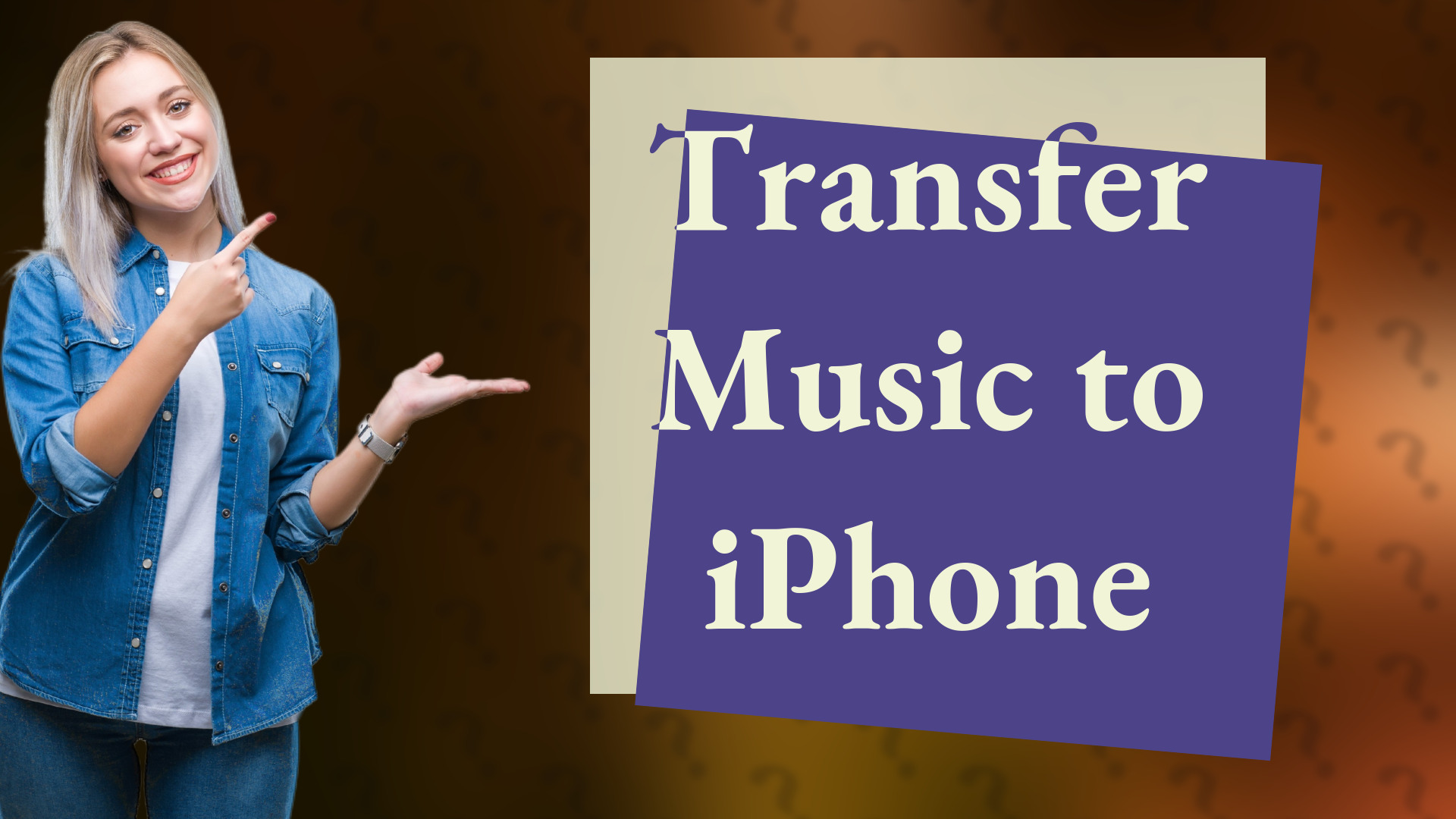Transfer Music to iPhone