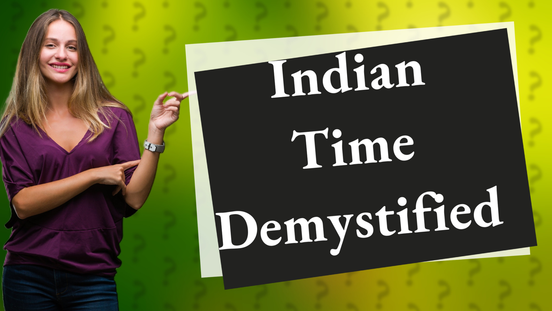 Indian Time Demystified