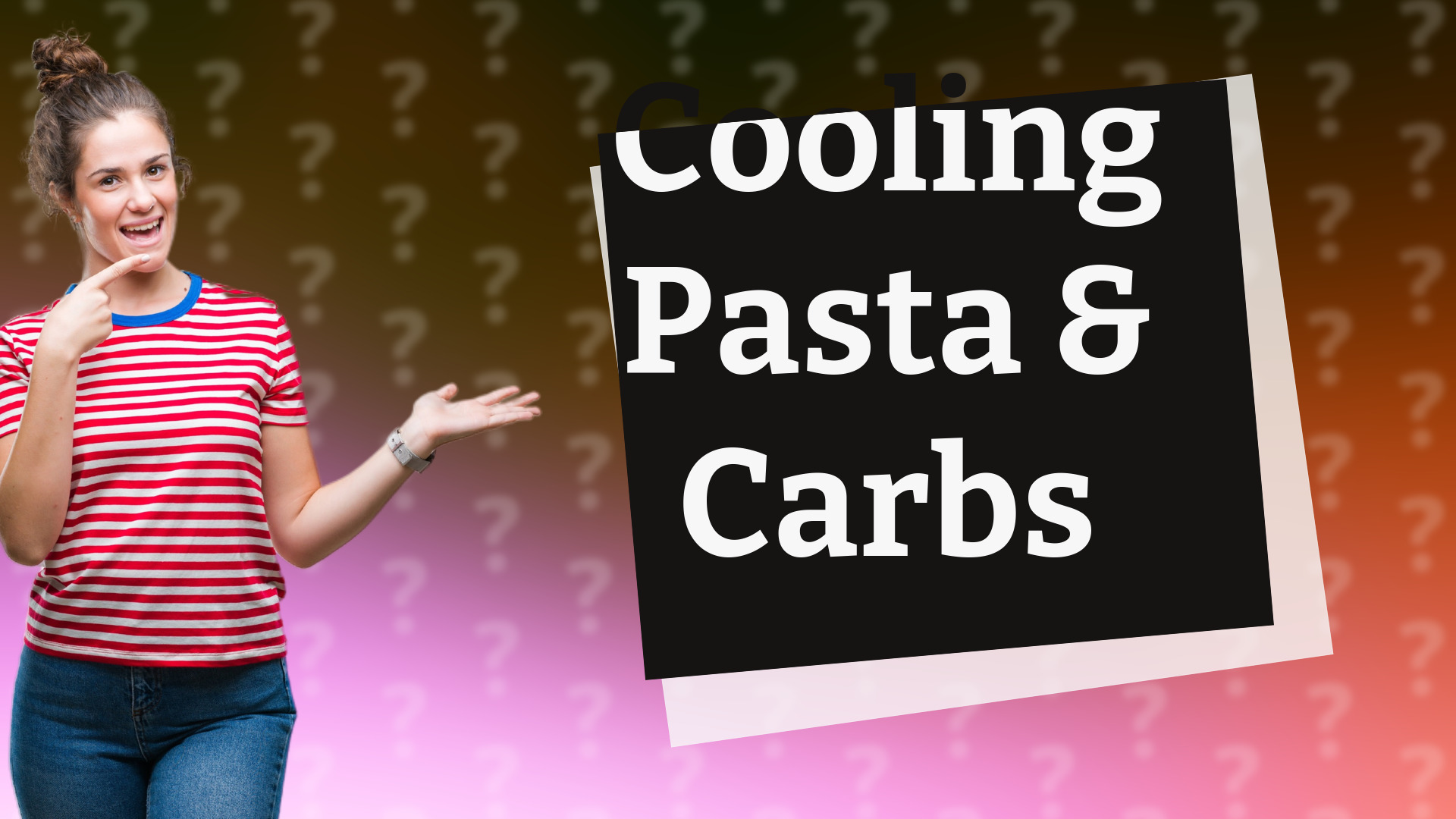 Cooling Pasta & Carbs