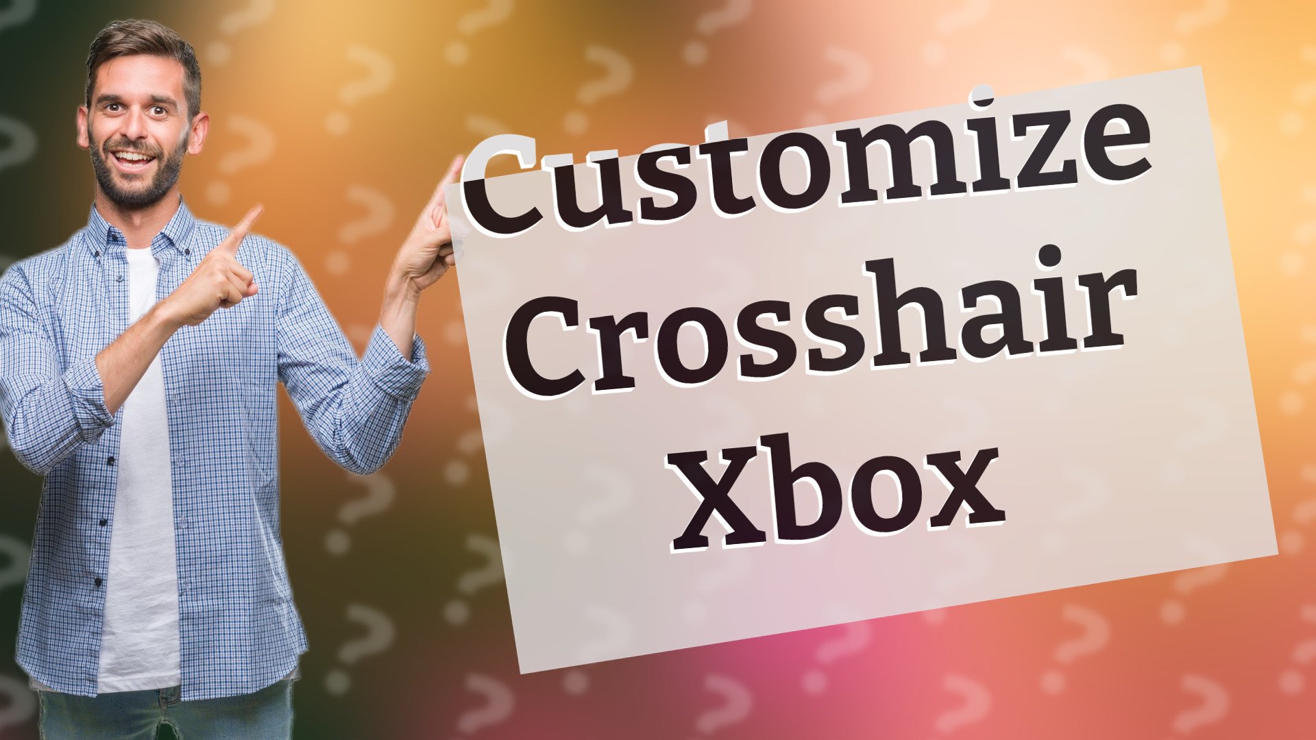 Customize Crosshair Xbox