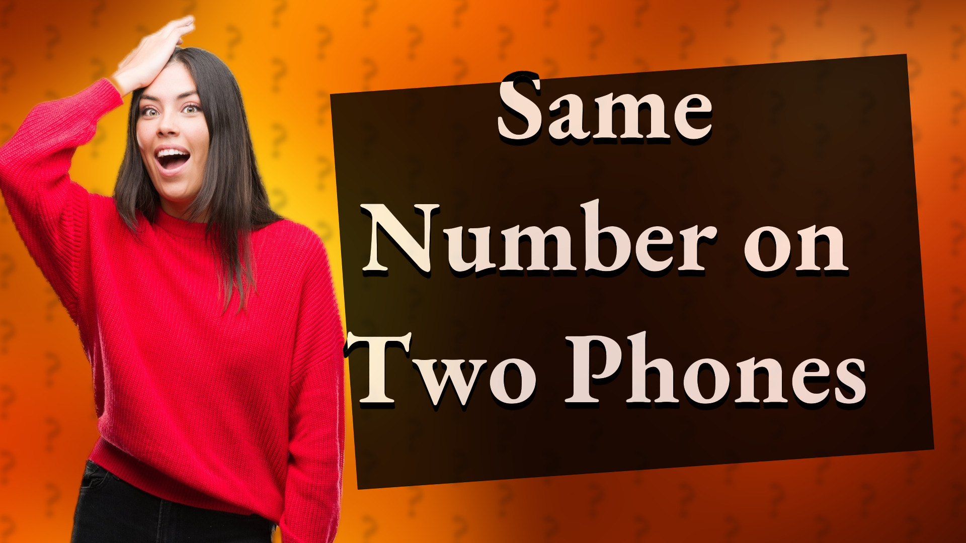 Same Number on Two Phones
