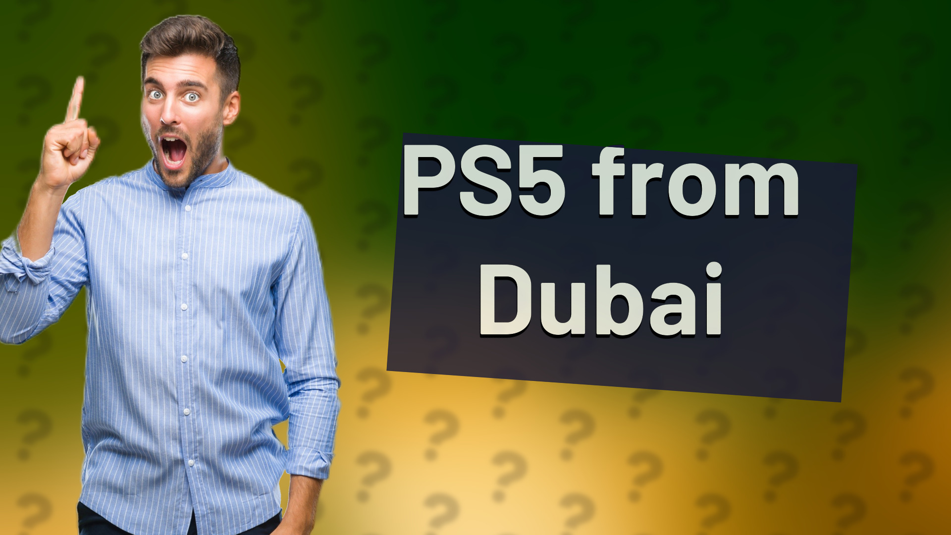 PS5 from Dubai