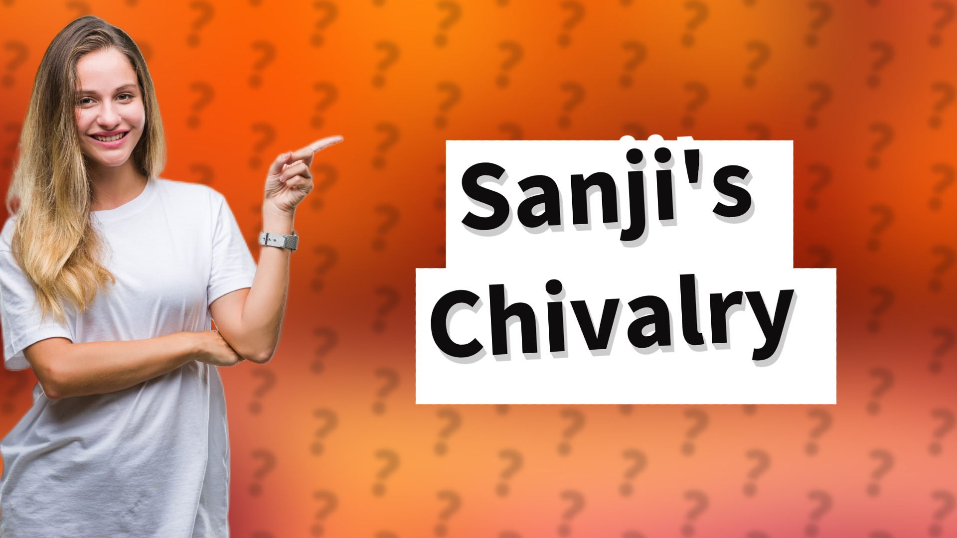 Sanji's Chivalry