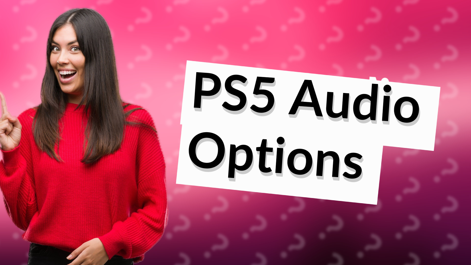 PS5 Audio Options