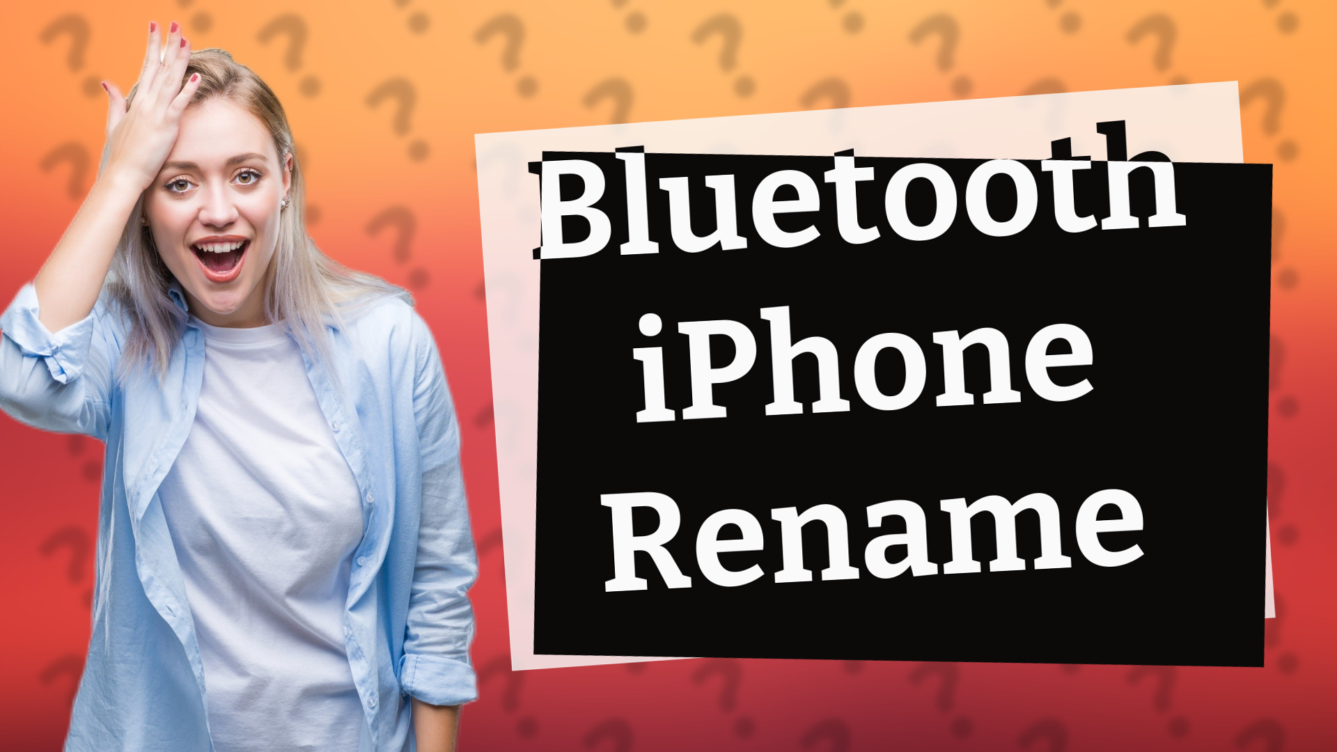 Bluetooth iPhone Rename