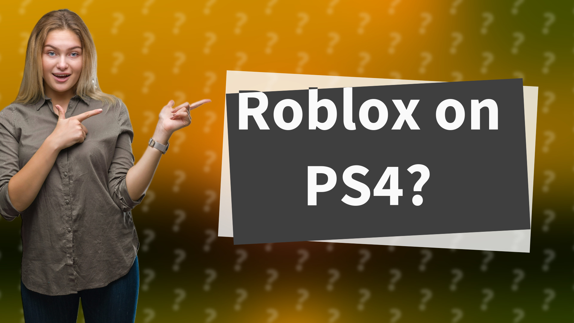 Roblox on PS4?