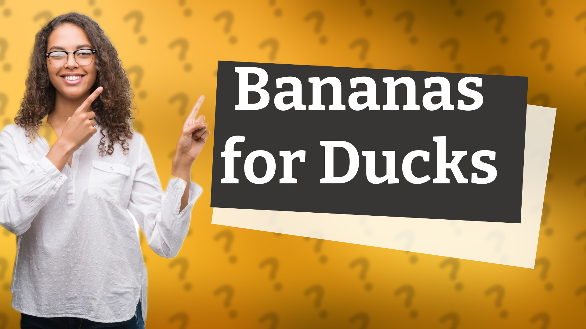 Bananas for Ducks