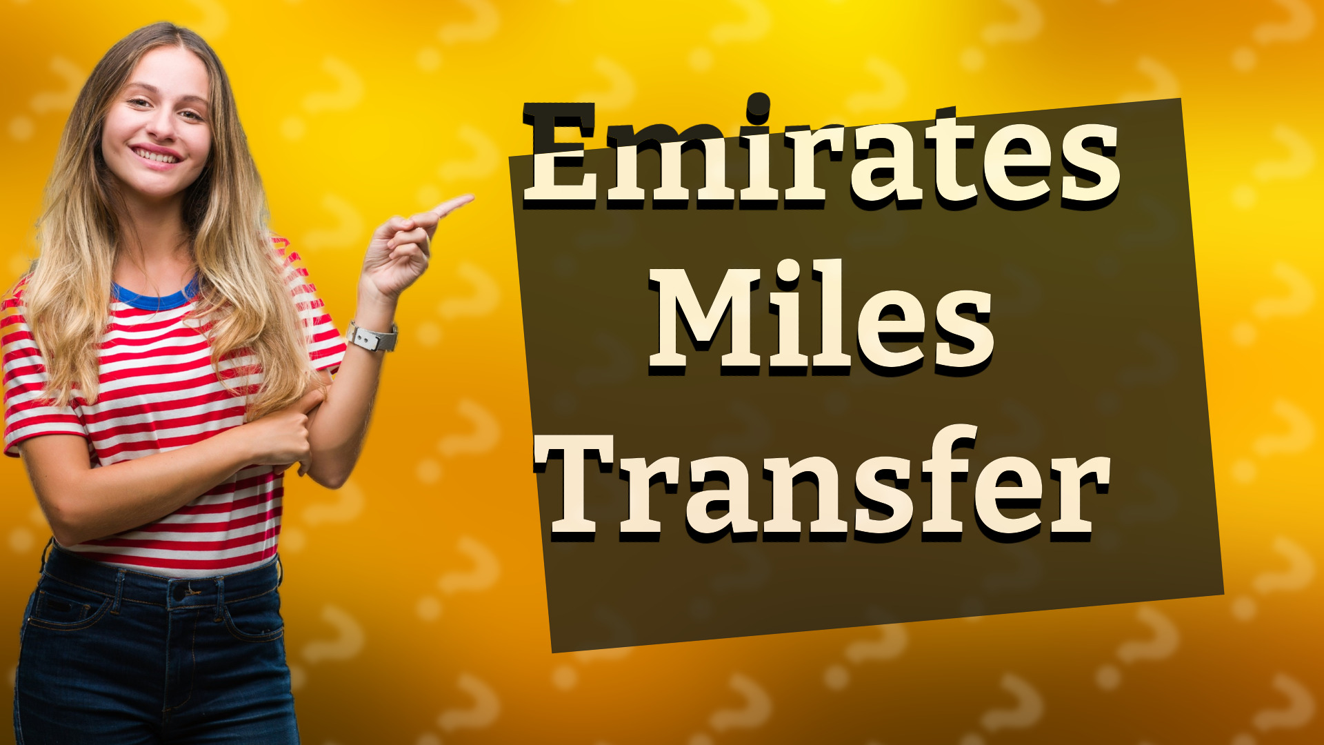 Emirates Miles Transfer