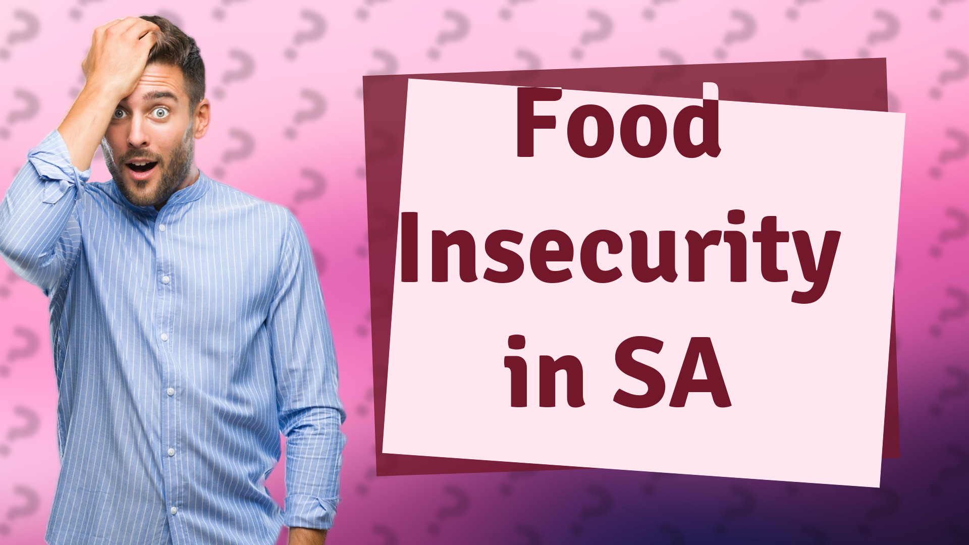 Food Insecurity in SA