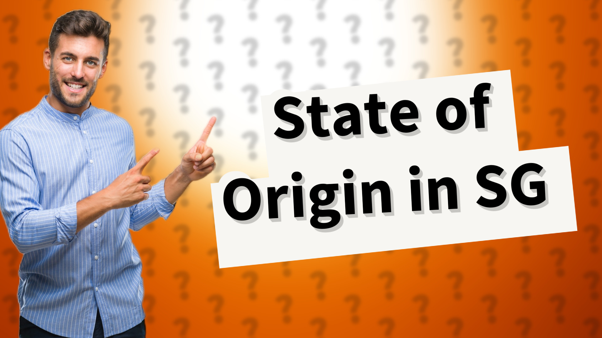 State of Origin in SG
