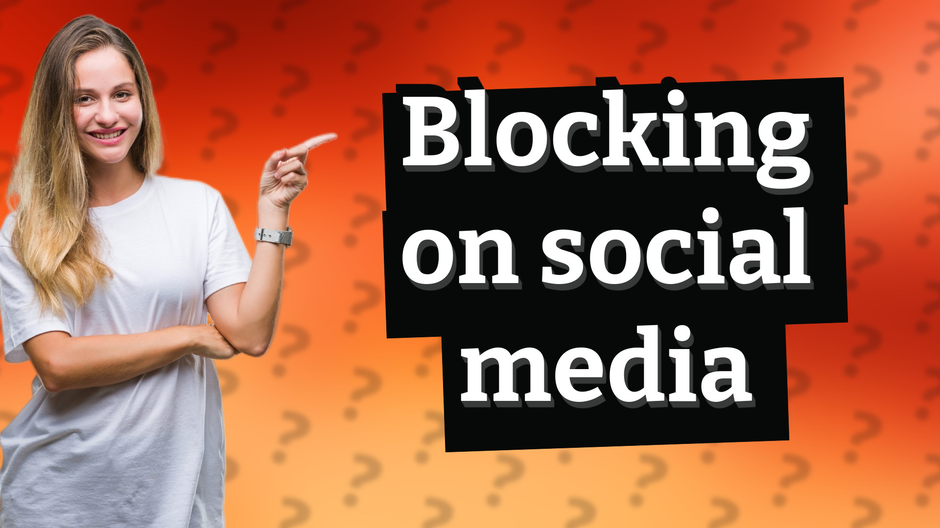 Blocking on social media