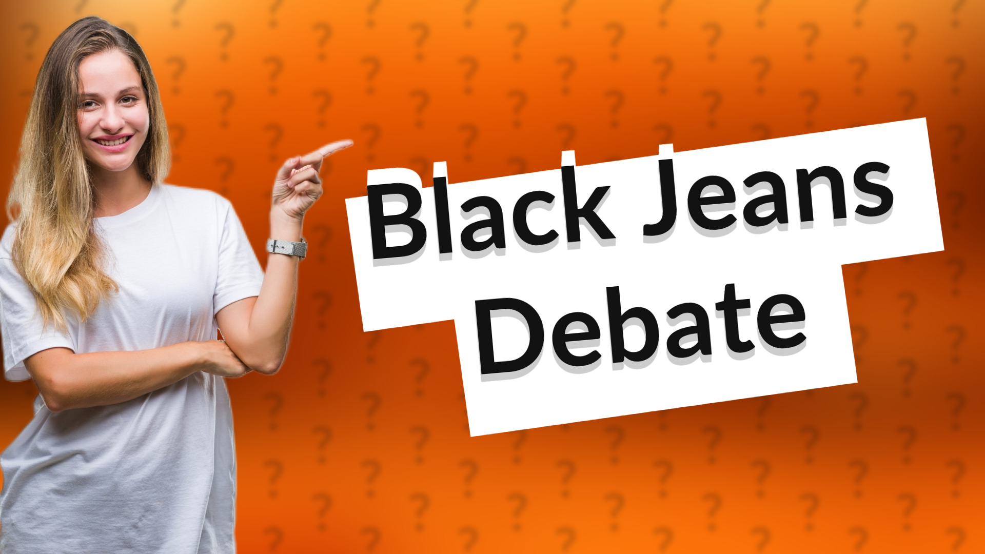 Black Jeans Debate