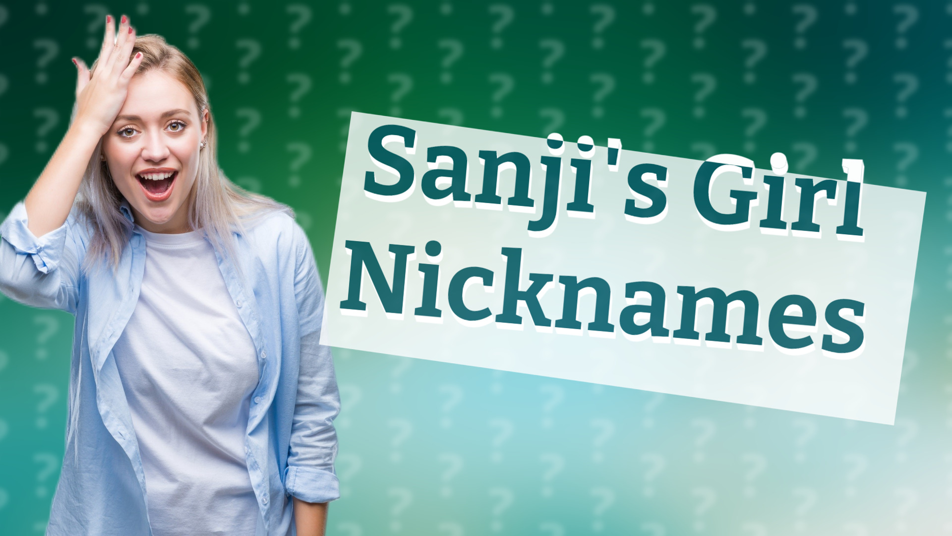 Sanji's Girl Nicknames
