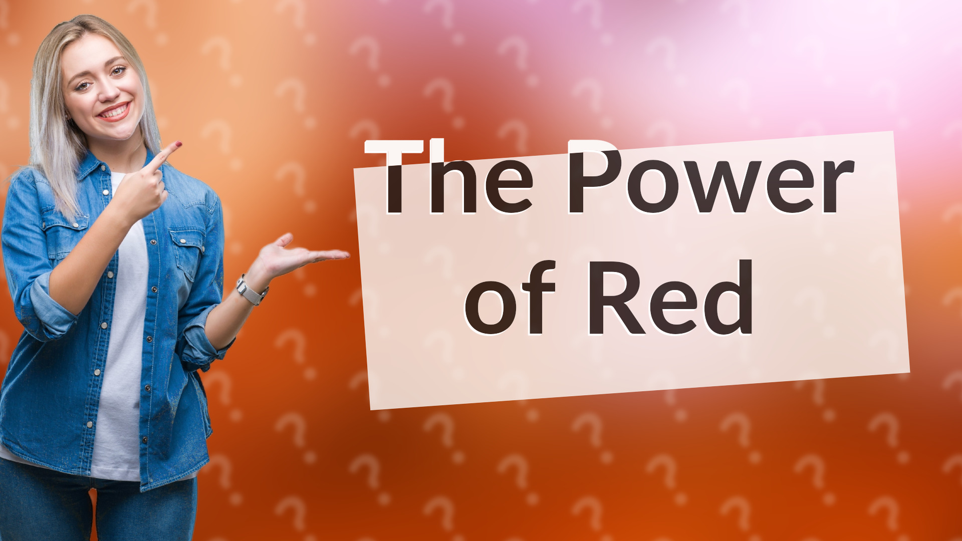 The Power of Red