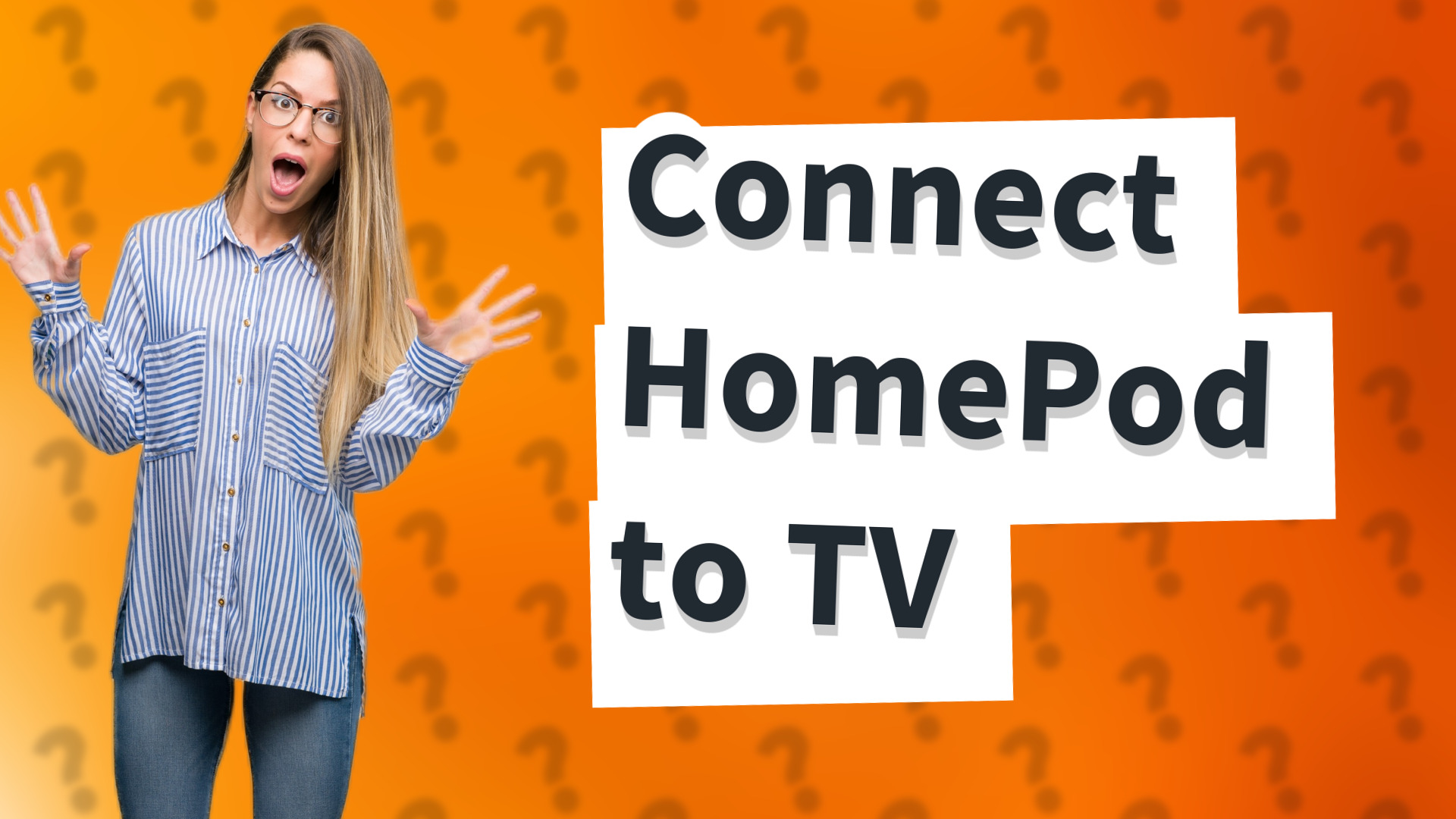 Connect HomePod to TV