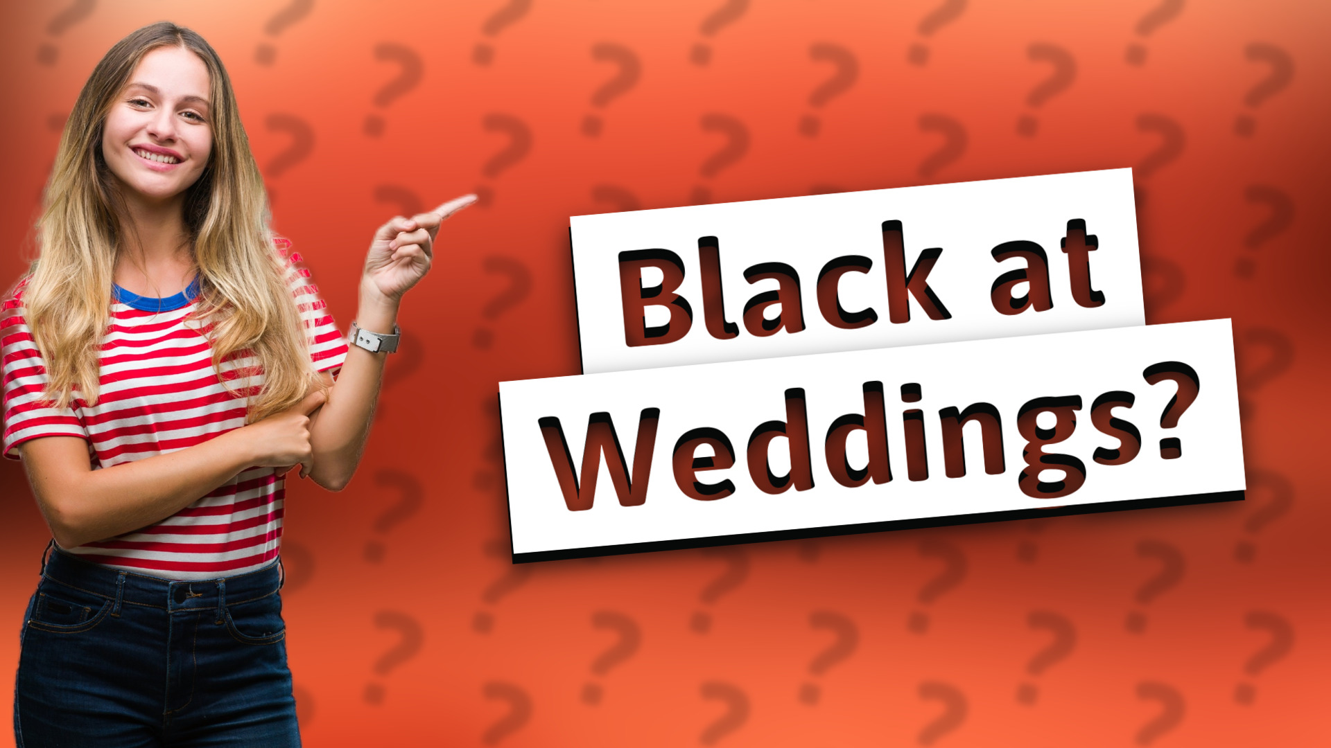 Black at Weddings?