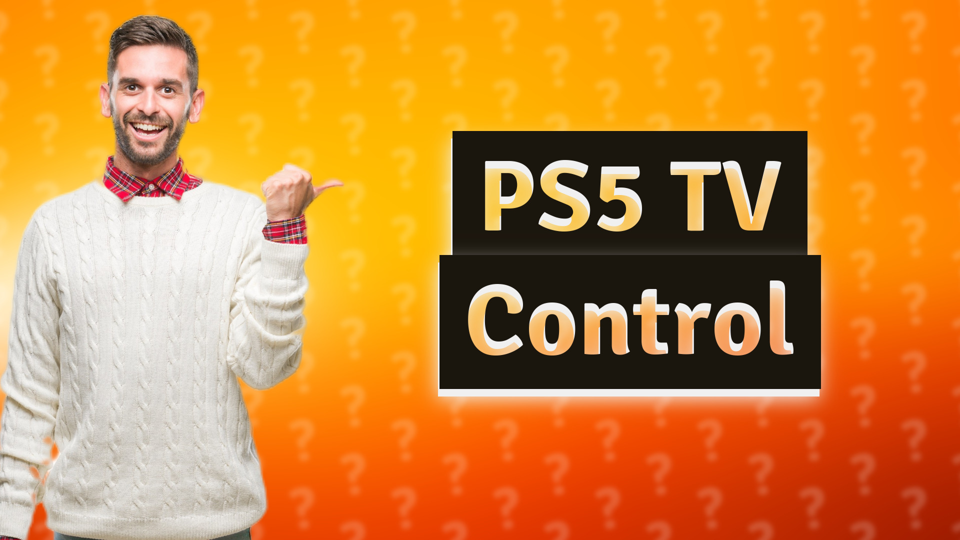 PS5 TV Control